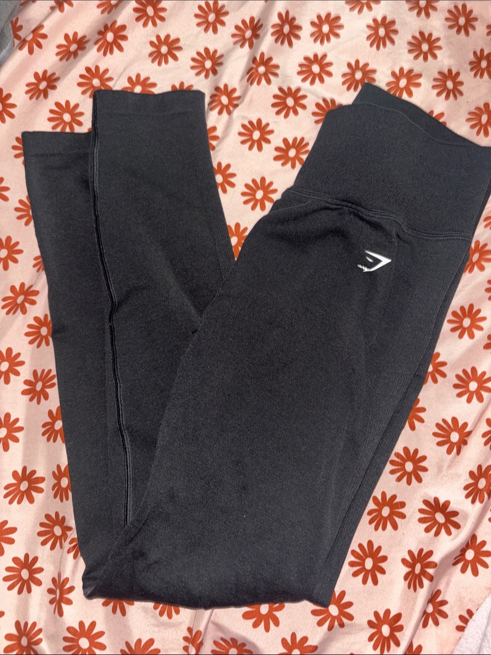 Gymshark Kids Black High-Rise Performance Leggings